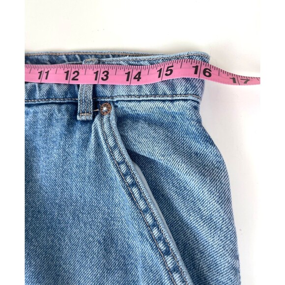 Free People / We The Free Wild Roses Denim Midi Skirt Sz 29 Boho Hipster Retro - Picture 9 of 16